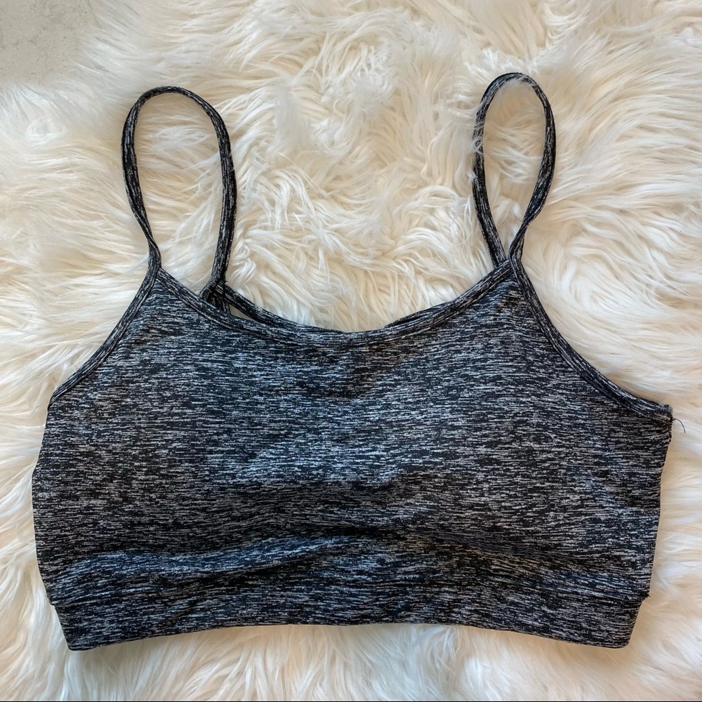 ❌SOLD❌Charcoal sports bra